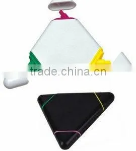 Triangle Shape 3 in 1 Highlighter Pen thumbnail-1