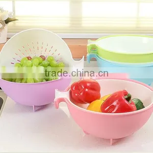 Multifunctional Plastic Fruit & Vegetable Washing Basket thumbnail-1