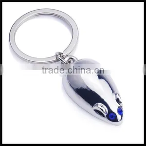 Factory Price Stainless Steel Mouse Rat Key Chain Ring Keyring Suplier thumbnail-1