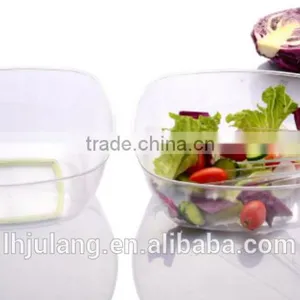 Useful Plastic Salad Bowl With Forks for Kitchen / Plastic Big Salad Bowl With Forks Set thumbnail-3