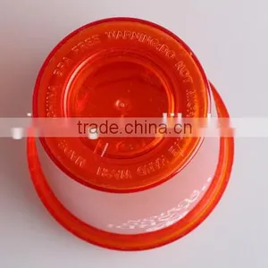 Double Wall Plastic Red Tumbler With Straw Lid 16oz thumbnail-4