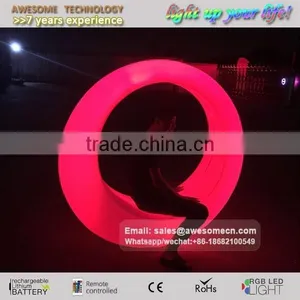 Outdoor Events Decorative Hanging Ring Shaped Led Illuminating Swing thumbnail-6