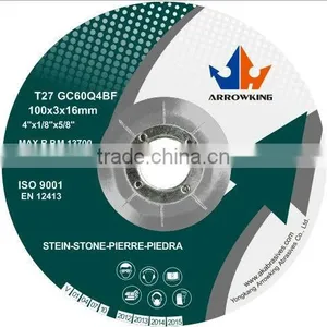 T 27 Resin Bonded Reinforced Abrasive DC Grinding Wheel for Stone thumbnail-1