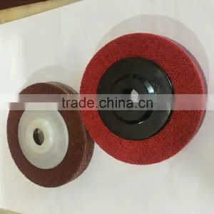 4'' Polishing Wheels/ Disc Are Made From Fibre , Carborundum, Resin. thumbnail-4