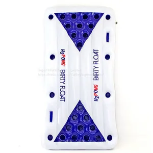 Pool Lounge Beer Pong Game Table Inflatable Floating thumbnail-1