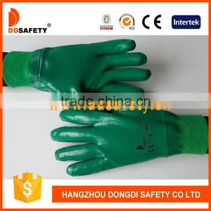 DDSAFETY 2017 Green Nitrile Palm Coated Gloves thumbnail-1