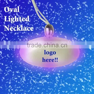 Oval Shape LED Necklace thumbnail-1