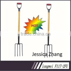 High Quality Farm Fork With Fiber Glass Long Handl F117-2FU thumbnail-1