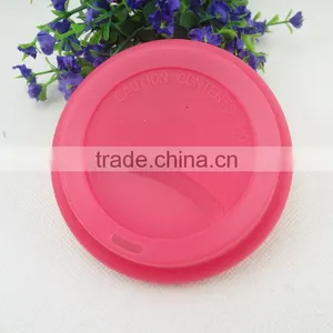 Food Grade Coffee Cup Silicone Rubber Anti-dust Airtight Seal Silicone Drink Cup Lids thumbnail-3