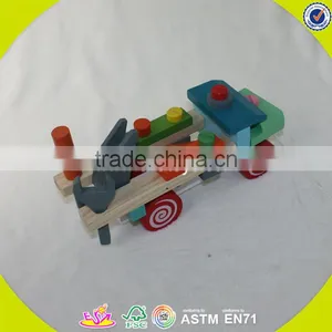 2017 Best Design Educational Children Wooden Toy Screws for Sale W03C026 thumbnail-3