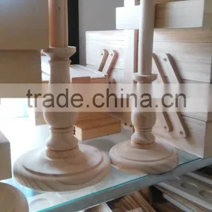 Accept Custom Handmade Wooden Candle Holder /candle Candlestick thumbnail-1