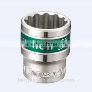 Berrylion 1/2" Socket 12 Angle Dual Color CR-V Socket8mm-32mm Socket thumbnail-1