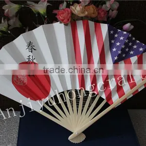 Custom Printed Japanese Paper Hand Fan thumbnail-3