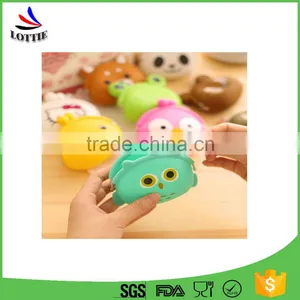 3D Cartoon Animal Candy Colored Girls Coin Bags Women Key Wallets Children Cute Cartoon Mini Coin Purse for Earphone Headphone thumbnail-4