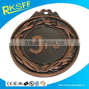 Custom Medal High Quality Zinc Alloy 3 RD Letter Label Medal thumbnail-2