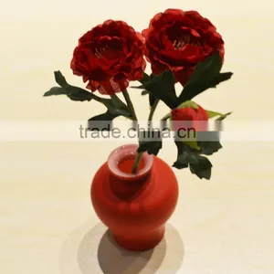 Hot Sell Small Single Stem Artificial Ranunculus Hotel Home Arrangement thumbnail-3