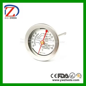 2017 Newest Household Handheld Kitchen Bimetal Cooking Thermometer thumbnail-1