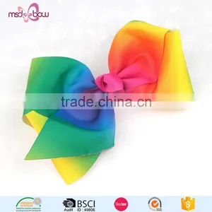 Wholesale Fancy Rainbow Hair Bow thumbnail-6