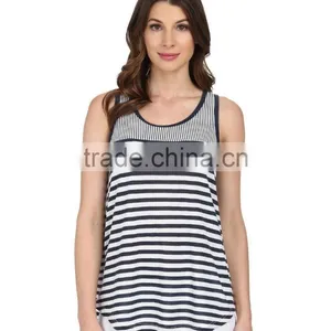 Guangzhou Garment Sublimation Custom Stringer Tank Top Wholesale Plain Loose Tank Top for Women in Bulk thumbnail-2