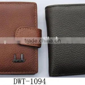 Fashion Black Brown Napa Genuine Leather Purse Wallet Money for Men thumbnail-4
