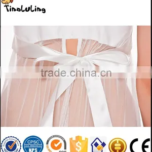 Sexy Bud Silk Bow Skirt Sexy Lingerie Hot Transparent Tight Women's Pajamas thumbnail-5