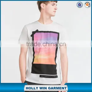 100 Percent Cotton Men t Shirt Manufacturing Printed With Colorful Patterns thumbnail-1