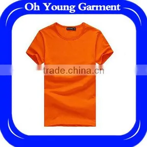 HOT! 2016 BEST QUALITY COTTON FABRIC T-SHIRTS VARIOUS COLORS PLAIN T-SHIRTS BULK AEROPOSTALE T-SHIRT CHINESE CLOTHING MAKER thumbnail-1
