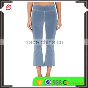 2017 High Quality Custom Ladies Sportswear Stretch Cotton Sweatpants Fitness Joggers Slim Fit Leggings Wholesale thumbnail-1