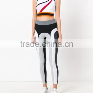 2017 New Style Custom Made Sexy Seamless Stretch Yoga Sport Bra Ladies Fashion Cropped Top thumbnail-4