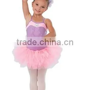 2014 Shiny Fluffy Feather Dance Wear Tutu Dress Costume Kids&teen -princess Girls Dress Costume-shiny Country Girl Ballet Dance thumbnail-1