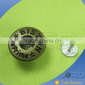 Metal Button Metal Coat Buttons Jeans Fabric Button Wholesale 12years Experience thumbnail-1