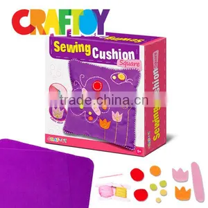 DIY Kit Toy do it Yourself Sewing Square Cushion thumbnail-3