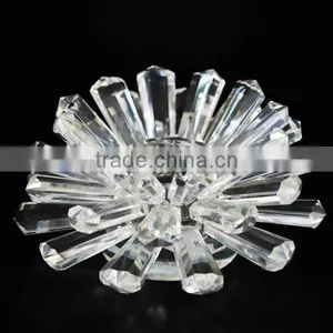 Beauty Flower Crystal Candle Holder for Home Decoration thumbnail-1