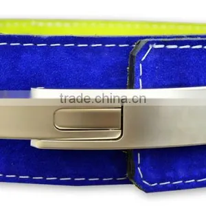 Lever Buckle Genuine Leather Power Weight Lifting Belts thumbnail-1