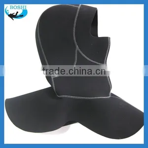 Bib Hood Water Sports Hood Dive Hood 3mm Submersible Warm Hat Cap Diving Swimming Cap3mm Neoprene Diving Hood thumbnail-6