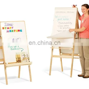 Double Sided Wooden Painting Board Stand for Children thumbnail-5