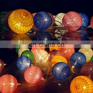 Holiday Lighting Christmas Color Ball String Light Outdoor LED Globe Light thumbnail-6