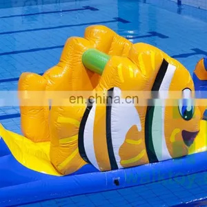 HI Hola Indoor Gold Fish Pool Float Inflatable Water Park for Kids thumbnail-1