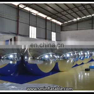 China Supplies Wholesale Inflatable Mirror Ball Silver Mirror Ball Decoration On Sale thumbnail-3