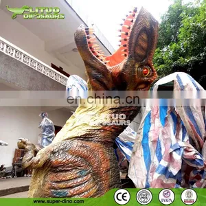 Dinosaur Park Model 3D Dinosaur Head Statue thumbnail-2