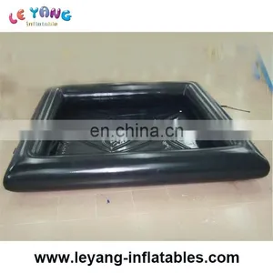Black Color Rectangle Shape Inflatable Adult Swimming Pool for Sell With Good Quality thumbnail-1
