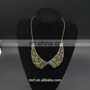 Simple Latest Design Fashion Pendant Gold Necklace MCB-0058 thumbnail-3