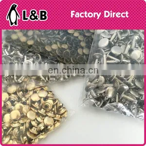 Double Cap Single Cap Cheap Metal Jeans Rivet for Shoes Bag Clothing thumbnail-1