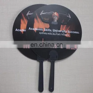 Made in China PP Advertising Plastic Hand Fan thumbnail-3