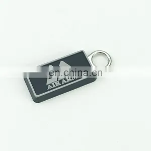 Custom Embossed Logo Customized Silicone Zipper Pull thumbnail-3