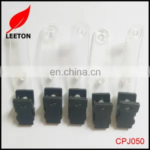 Factory Custom Plastic ID Badge Clip With Vinyl Strap thumbnail-1