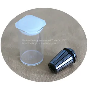 Collet ER25 Transparent Package Small Plastic Tool Box Little Parts and Tool Protective Storage Box 25mm(D) * 49mm(H) thumbnail-1