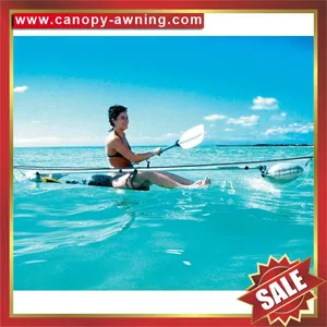 Sea River Lake Ocean Crystal Polycarbonate Transparent Invisible pc Clear Fishing Sailing Boat Kayak Canoe for Sale thumbnail-4