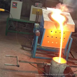 Intermediate Frequency Induction Metal Forging Oven 25KW Medium Frequency Induction Heating Smelting Furnace thumbnail-3