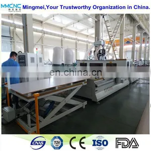 MMCNC 1325 Wood Carving CNC Router Automatic Load and Unload Machining Center With Atc Air-cooling Spindle thumbnail-1